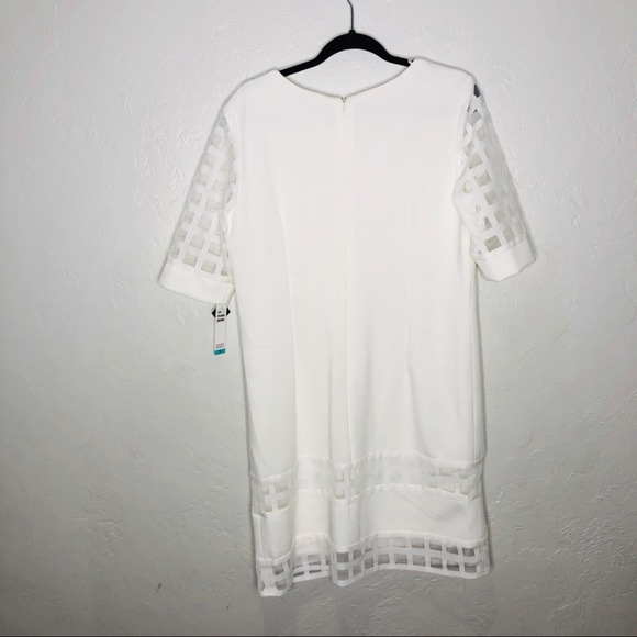 Sandra Darren NWT Sheath dress/ blackout details - Picture 6 of 7